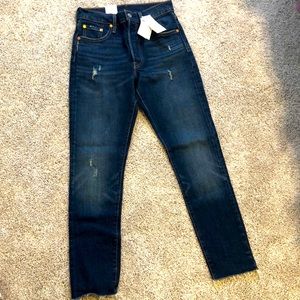 NWT Levi’s Destructed 501 Stretch Skinny - SZ 25